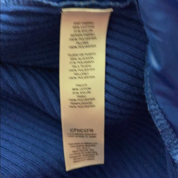 Chico’s sweater and nylon jacket - Picture 6 of 6